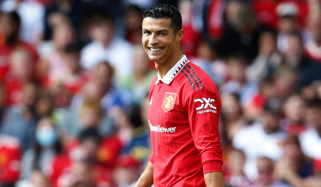 2022-07-31, Ronaldo i United-tröjan.