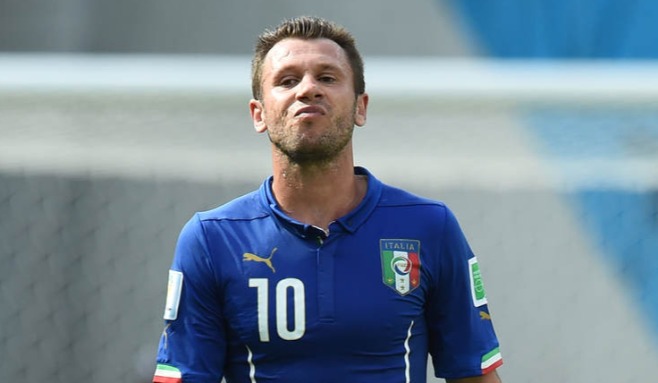 20140620, Antonio Cassano i matchen mot Costa Rica under fotbolls-VM 2014