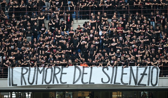 
       Profilen om Milan-fansen protest: 