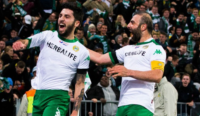 2014-10-21 - Nahir Besara, Kennedy Bakircioglu, Hammarby IF