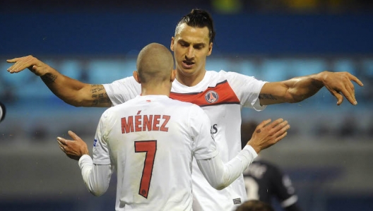 Zlatan Ibrahimovic och Jeremy Menez - 2012